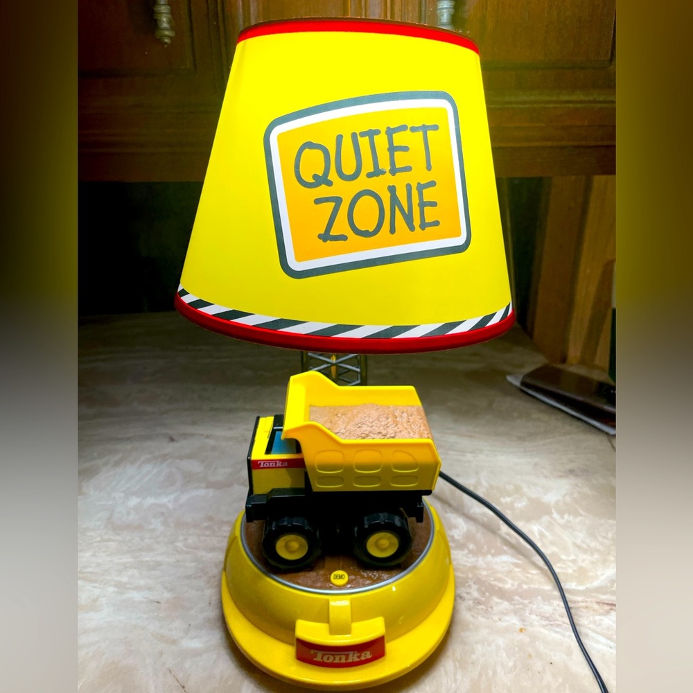 Boys Room Tonka Truck Lamp